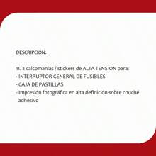 Kit de 10 señales, letreros o rótulos de protección civil con cinta de montaje adhesiva scoth 3M en la base y 2 calcomanías adhesivas de alto voltaje - Multicolor - Ver 6