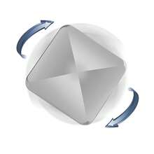 Flipo Flip 迷你辦公室減壓玩具 桌面扭扭指尖金屬減壓神器 - 銀色 - 查看 4