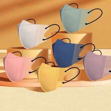 10入組女性多色3d立體一次性口罩,3層保護,輕盈透氣,防曬,夏季必備