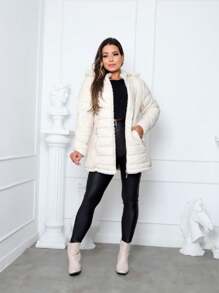 Women Jackets - 香檳色 - 查看 2