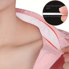 10/20pcs Disposable Collar Sweat Pads, Disposable Collar Pads, Hat Sweat Pads, Disposable Sweat Pads