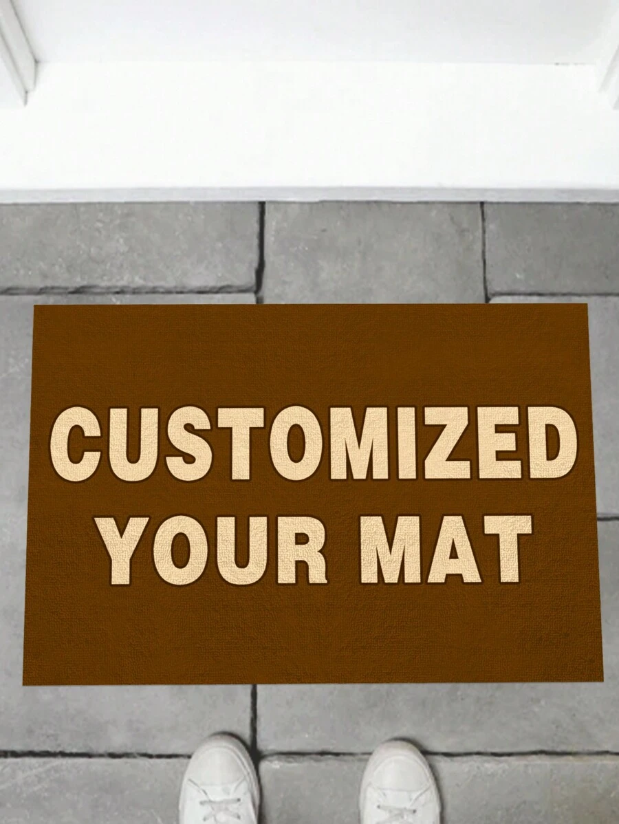 1pc Personalized 50*80cm Area Rug/Floor Mat, Your Carpet, Your Design! - Color You Like - View 1
