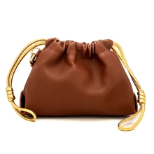 Women Tote Bags - 鏽棕色 - 查看 2