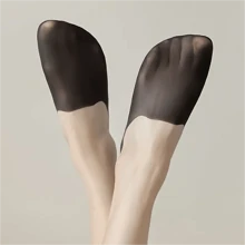 Sports Outdoor 3pairs Of Ultra-Thin Breathable Ice Stockings For Spring And Summer, Shallow Non-Slip Women's Socks, High-Heeled Shoes Invisible Socks, Suitable For Shallow Shoes, Low Top Shoes