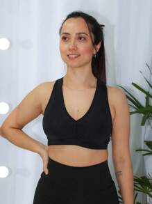 Women Sports Bras - Xám - Xem 4