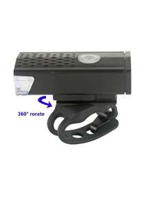 2 piezas Luz delantera para bicicleta, súper brillante, luz de advertencia para conducir de noche, equipo de ciclismo para exteriores, set de luces para bicicleta, 1 luz delantera y 1 luz trasera - Multicolor - Ver 6