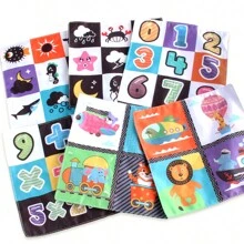 1 盒 15 件婴儿纸巾玩具，蒙特梭利感官丝巾，适合 1 岁婴儿的益智牢不可破的纸