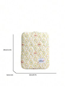 Bolsa interna de computadora con diseño de dibujos animados lindos, disponible en múltiples tamaños. Bolsas para laptop de salón de clases, bolsas de almacenamiento de maestros, bolsas organizadoras de salón de clases, útiles escolares de regreso a clases para escuela, tablet, funda y estuche para laptop - Amarillo - Ver 7