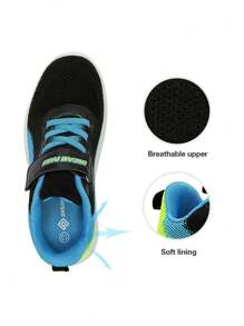 Boys Girls Sneaker Athletic Tennis Running Shoes Comfortable And Breathable Back To School Shoes - màu xanh lá - Xem 6