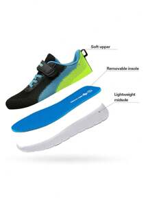 Boys Girls Sneaker Athletic Tennis Running Shoes Comfortable And Breathable Back To School Shoes - màu xanh lá - Xem 8