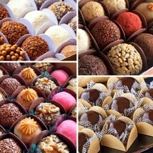 Kit 100 Forminhas 4 Pétalas Para Doces Finos Brigadeiros Formas Festas Aniversários Casamentos