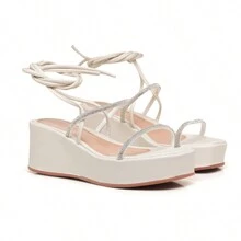 Women Flat Sandals - 白色 - 查看 3