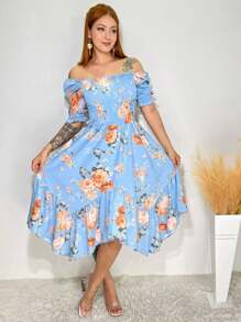 Women Dresses - Baby Blue - View 3