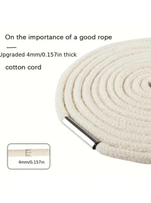 Classic Traditional Jump Rope Game For Adults, Innovative Ability Building Toy, Fine Motor Skills Training, Fun Interactive Rope Game - Beige - View 2