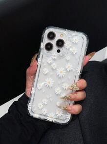 1 Set: Daisy Inflated Phone Case, Charger Cable Protector, Winding Cord Bite-Resistant Accessories Compatible With Apple Phones Charger Protector - Multicolor - View 4