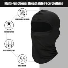 Masque facial Balaclava, cache-cou de refroidissement d'été, écharpe de ski Moto protectrice UV pour hommes / femmes