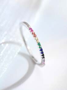 1 件 1 克拉闪亮椭圆形订婚戒指 结婚戒指 女士 925 纯银承诺戒指 永恒戒指 精美珠宝礼物