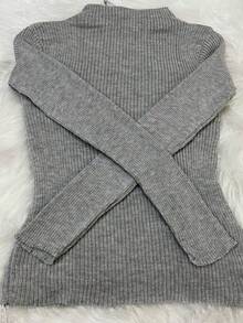 Women Sweaters - 淺灰色 - 查看 3