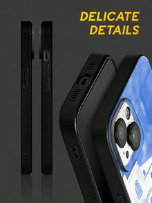 1個客製名字手機殼，TPUiPhone殼，客製名字 iPhone殼，聖托里尼希臘島靈感手機殼，可為您的手機提供防震保護，iPhone系列，與iPhone Pro /Pro Max/X/ XR/XS/ XS Mini/Max相容的殼，適合送給女友/男友/妻子/丈夫/每個獨一無二的禮物。情人節、母親節、生日、週年紀念日、畢業、婚禮、父親節等場合的理想禮物。 - 彩色 - 查看 6