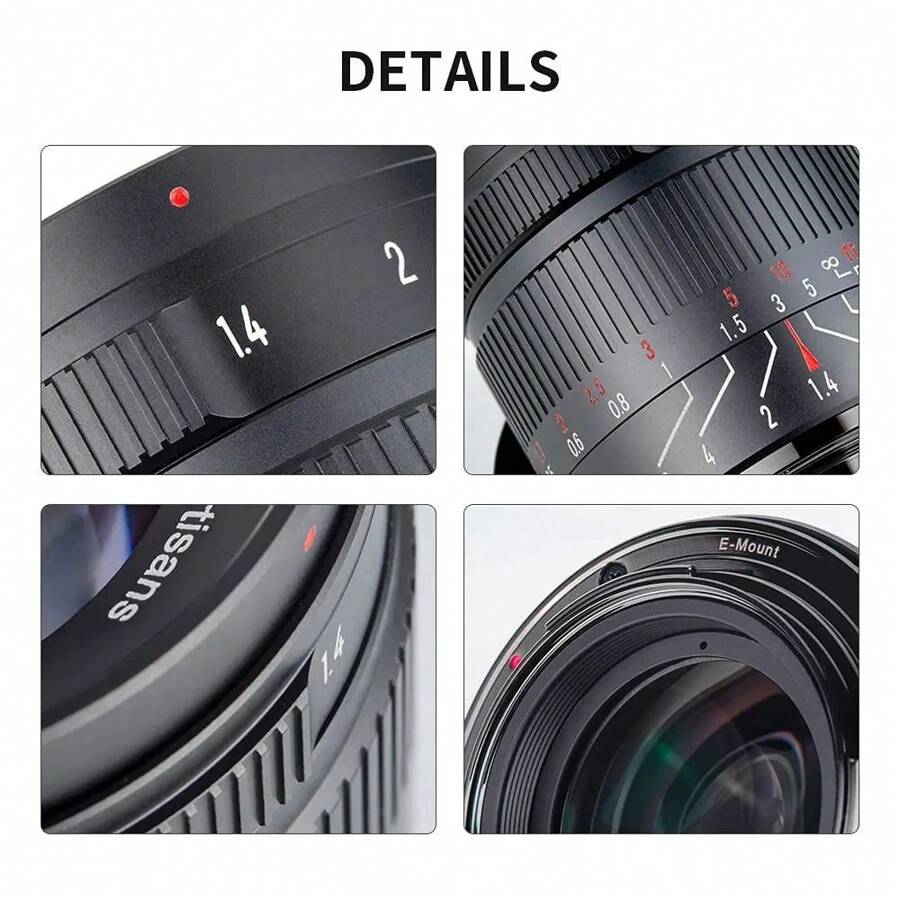 7artisans 7 Artisans 55mm .4 Mark II APSC Manual Focus Large Aperture Lens For Fujifilm XT3 XT4