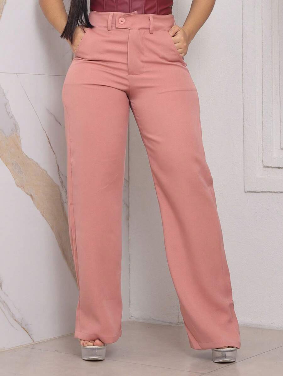 Faraya Jeans Women Pants - وردي صدئ - مشاهدة 1