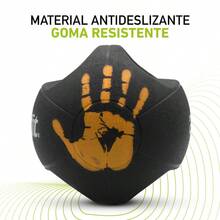 Pelota Balon Crossfit Medicinal Crossfit Con Agarres 5kg - Negro - Ver 4