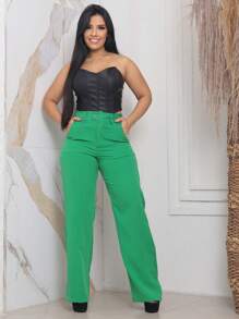 Faraya Jeans Women Pants - 綠色 - 查看 5