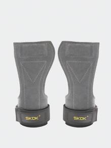 SKDK 1 Pair Padded Weight Lifting Straps Deadlift Straps With Wrist Support, Gym Wrist Straps For Weightlifting And Workout, Lifting Grips Hand Straps For Men Women. Gym Accessories - 灰色 - 查看 3