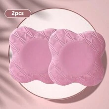 瑜伽可攜式墊膝墊,額外加厚,適用於膝蓋、手肘、腕部、頭部的發泡瑜伽墊,瑜伽皮拉提斯工作時使用的膝墊 - 粉色 - 查看 5