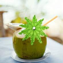 50pcs Green Cocktail Decoration Picks - one-size - View 3