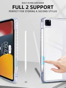 1个透明亚克力梅子色保护壳，兼容iPad A16（第11/10代）、Air 11/13、M3（2025）、Mini 7 A17、Pro（2024）、Air 11/13、M2（2024）、Pro 11/13、M4（2024）、Pro 12.9（第7/8/9代）、10.2（第10代）、Air 4/5、10.9、Pro 11（第4/5/6代）、Mini 6。孔位和笔槽可能因型号而异。保护壳随机提供两种纹理。