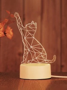 3d夜光創意禮物桌燈,usb床頭燈,亞克力裝飾桌燈,usb供電led燈 - 月亮熊 - 查看 26