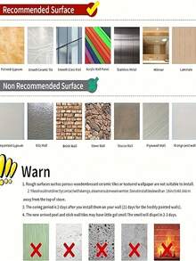 6pcs PVC Tile Decals For Home Decoration, Ideal For Bedroom, Bathroom, Kitchen - Multicolor - View 11