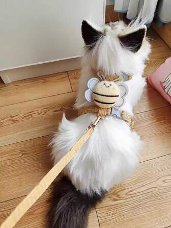 Dog Leash For Small Breeds Teddy Bichon Chest/Back Type Dog Harness Leash Vest Style Pet Supplies