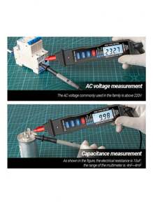Multímetro Digital Tipo Caneta Com Ponta De Teste 6008 - Damasco - Visão 7