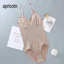 1pc Plus Size Butt Lifting & Body Shaper Camisole, Supportive Cup, Belly Control One-Piece Camisole For Women