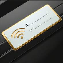 1pc WiFi Acrylic Sign Sticker With Password Cover For Wall Best Gifts Birthday Graduation