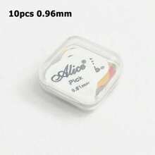6/10Pcs Boxed Plastic Colorful Guitar Pick 0.58/0.71/0.81/0.96/1.20/1.50mm 6 Sizes Random Thickness Guitar Ukulele Accessories - Multicolor - View 9