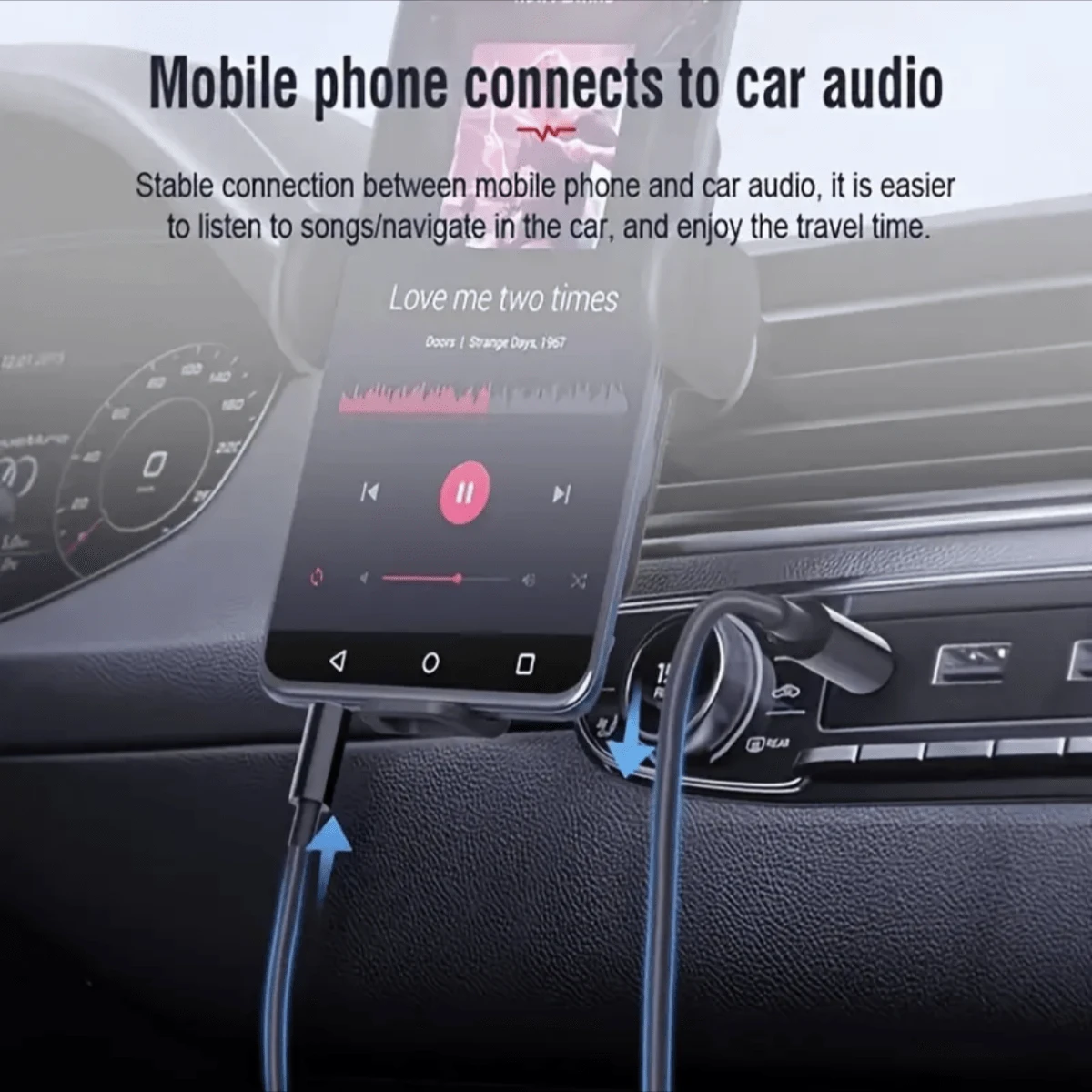 1m USB Audio Adapter USB External Sound Card USB To 3.5mm Jack Audio Adapter With 3.5mm Headphone And Microphone Jack For Windows, , Linux, PC, Laptops, PS4, Desktop Computer - Black - View 1