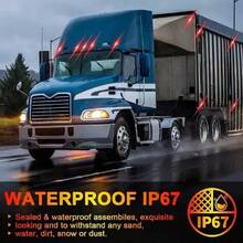 Plafón Lateral Peeter Ámbar 12 LED, Fijo y Strobo: Iluminación Potente y Versátil. - Amarillo - Ver 2