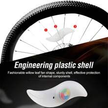 1/2/4PCS Colorful Travel Light 3 Mode LED Bike Wheel Spoke Lights Waterproof Bike Warning Easy To Install Bicycle Accessories With Battery - Multicolor - View 9