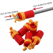 1pc Universal Screw Fixer Holder - Essential Woodworking And Carpentry Fixture Set For Drill Screws - Durable Plastic Fixture