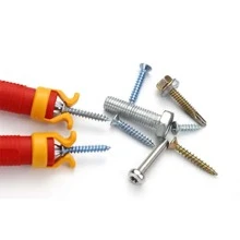 1pc Universal Screw Fixer Holder - Essential Woodworking And Carpentry Fixture Set For Drill Screws - Durable Plastic Fixture