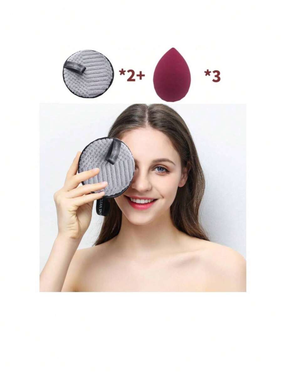 5PC Beauty Egg Gourd Powder Puzzle Water Drop Powder Puzzle Makeup Egg