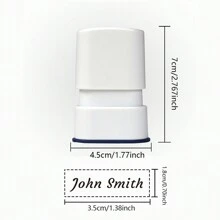 1pc Customized Name Stamp For Clothing, Waterproof Solid Color Name Stamp, Personalized, Suitable For Students And Business Use. This Customized Name Stamp Can Be Used For Clothing, Handwritten Signatures, Applicable For Anniversary, Day, Birthday And Other Occasions - Multicolor - View 8