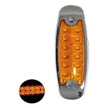 Plafón Lateral Peeter Ámbar 12 LED, Fijo y Strobo: Iluminación Potente y Versátil. - Amarillo - Ver 6