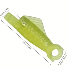 3/10pcsmulti-Colored Plastic Thread Threader Sewing Machine Needle Quick Lead DIY Clothing Sewing Accessories Small Fish Type Thread Threader - Multicolor - View 4