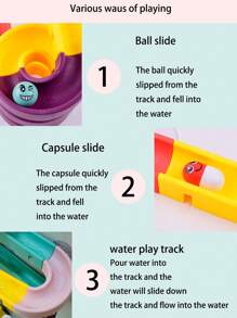 Rail Bath Toys, Cute Swimming Toys For Children, Water Park Games, Holiday Gifts,Bath Kids,Kids Swimming Toys,Kids Pool Inflatable,Blow Up Bath,Bathtub Toy,Water Toys Outdoor