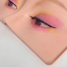Cabeza de práctica de maquillaje de silicona - sensación realista y fácil de limpiar - ideal para artistas y principiantes - herramienta perfecta para dominar habilidades de maquillaje