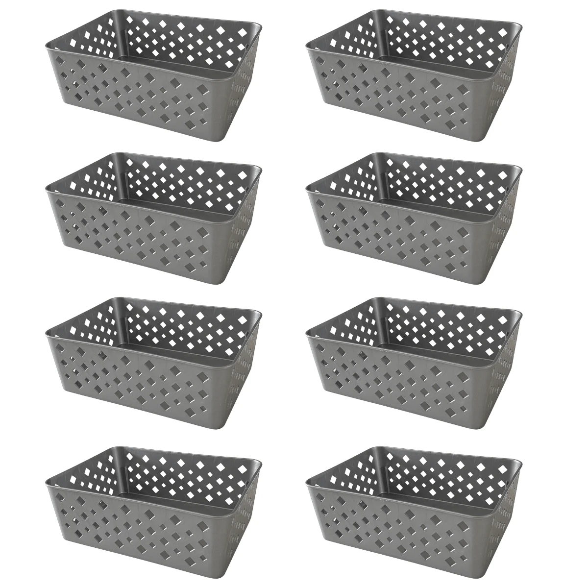 Open Storage Bins - Xám - Xem 1